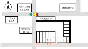 特P 那加栄町25駐車場の図面