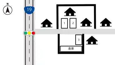 特P 【1番・2番】土岐町6532-1駐車場の図面