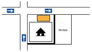 特P 《軽・コンパクト》唐橋堂ノ前町28駐車場の図面