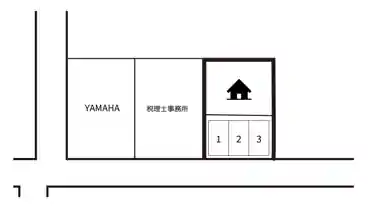 特P 港町3-17-20駐車場の図面