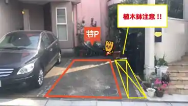 特P 《軽自動車》奥沢5-19-14駐車場の車室