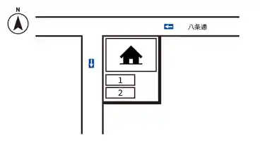 特P 八条源町28駐車場の図面