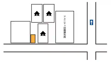 特P 【中型車まで】田園調布南11-19駐車場の図面