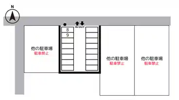 特P 田名4203-5駐車場の図面