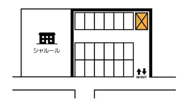 特P シャルール駐車場の図面