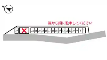 特P 《砂利》福浦321-2駐車場の図面