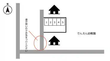 特P 中央林間9-13-24付近駐車場の図面