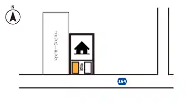 特P 《軽自動車》一番堀通町339-1駐車場の図面