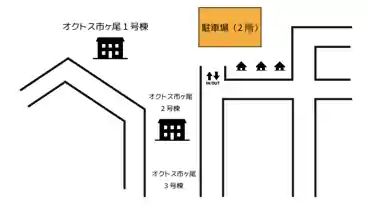 特P オクトス市ケ尾駐車場の図面