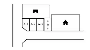 特P 黒門町156-21駐車場の図面