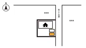 特P 北十七条西2丁目1-38駐車場の図面