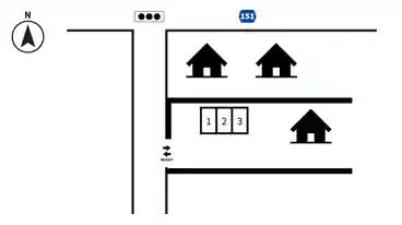 特P 堀米町1359駐車場の図面