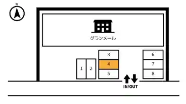 特P 安行出羽5-7-17駐車場の図面