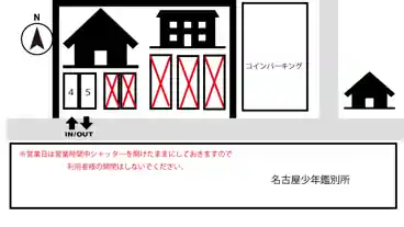 特P 【高さ250㎝まで】北千種1-4-18駐車場の図面