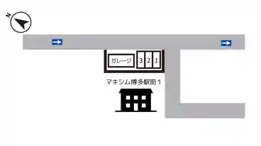 特P 【駐車場2番】博多駅前1-30駐車場2番の図面