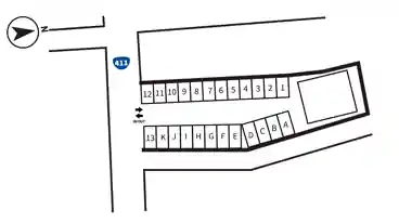 特P KAWADA駐車場の図面