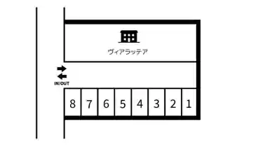 特P 京町1-17-20駐車場の図面