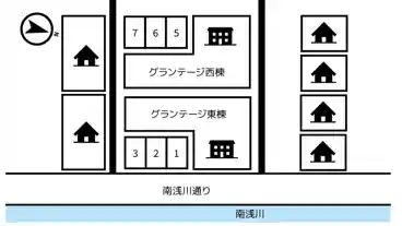 特P グランテージ駐車場の図面