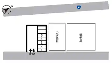 特P 中村南1-1-16付近駐車場の図面