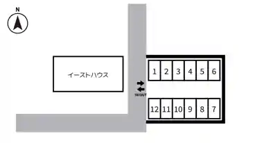 特P 堀崎町960-9駐車場の図面