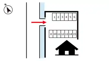 特P 五福4345駐車場の図面