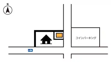 特P 《軽・コンパクトカー》貝塚2-8-3-1駐車場の図面