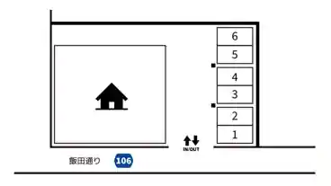 特P 長松寺町4-1駐車場の車室