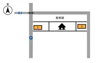 特P 《屋根有》平沼256-1駐車場の図面