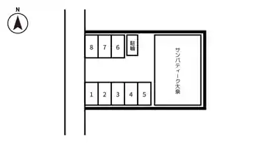 特P 大泉学園町２−２７−４１駐車場の図面