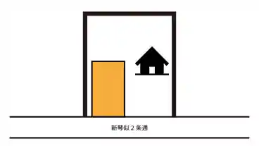 特P 新川六条14-7-20駐車場の図面