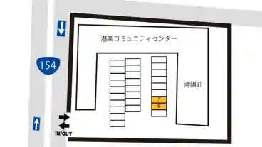 特P 【7番・8番】港陽荘駐車場の図面