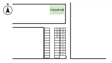 特P 杉並パーキングの図面