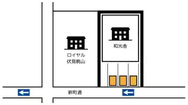 特P 新町3丁目487駐車場の図面