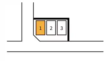 特P 石井白鳥282-12付近駐車場の図面