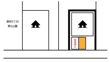 特P 真砂5-10-10-2駐車場の図面