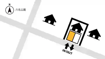 特P 上六名４丁目７−７駐車場の図面