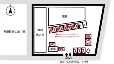 特P 【軽専用/軽1.軽2】東神明町30-1　南駐車場の図面