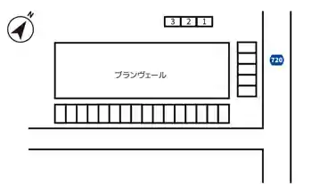 特P 【バイク専用】扇町2-31-6駐車場の図面