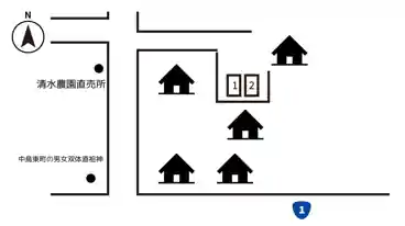 特P 《軽自動車》中島14-3駐車場の図面