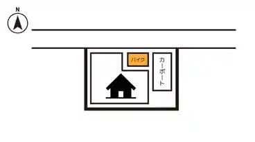 特P ≪バイク専用≫京都府宇治市莵道東隼上り駐車場の図面