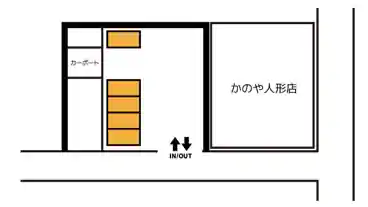 特P 勿来町窪田町通1-70-1付近駐車場の図面