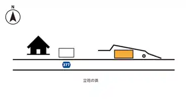 特P 向島町立花2684-1駐車場の図面