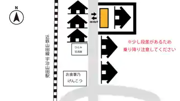 特P 岩渕2-8-51駐車場の図面