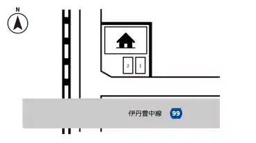 特P 藤ノ木2-1-1駐車場の図面