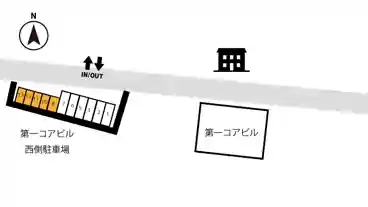 特P 【軽専用】東方320番地17駐車場の図面