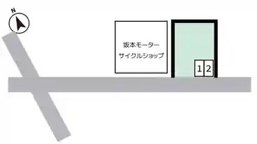 特P 渡鹿7-8-74駐車場の図面