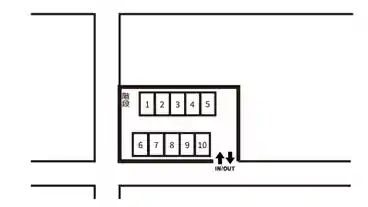 特P 加治木町諏訪町126番駐車場の図面