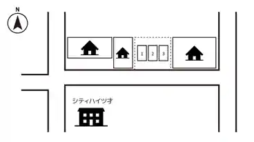 特P 広畑区才1052-9駐車場の図面