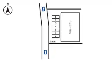 特P 《バイク専用》プレジール渋谷駐車場の図面