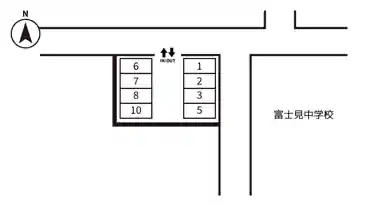 特P 野田町1-2-9駐車場の図面